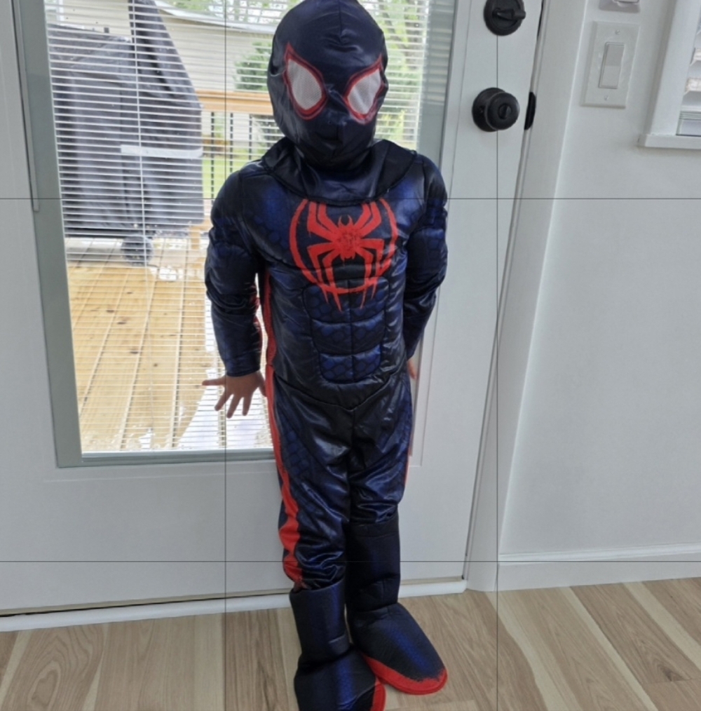 Kids Spiderman Superhero Costume - Muscle Chest